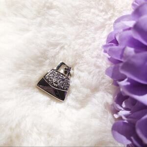 Sterling Silver Cute Purse Pendant